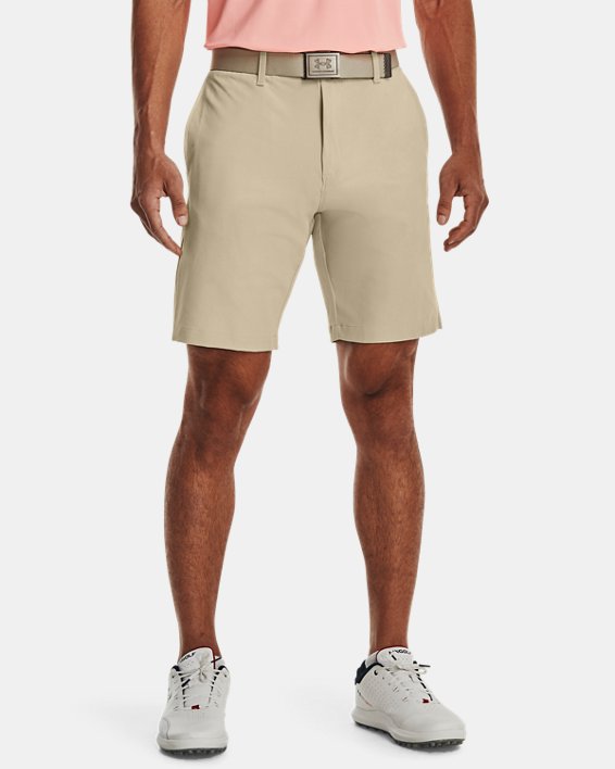 男士UA Golf短褲 in Brown image number 0